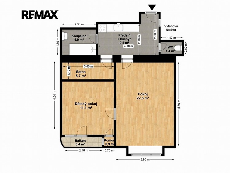 Prodej bytu 2+kk 59 m² - foto 4