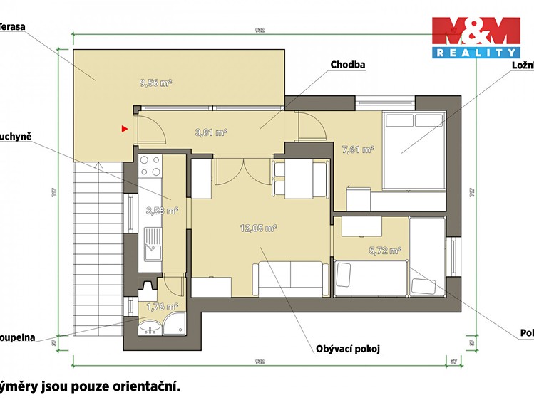 Prodej chaty 62 m², pozemek 39 m² - foto 5