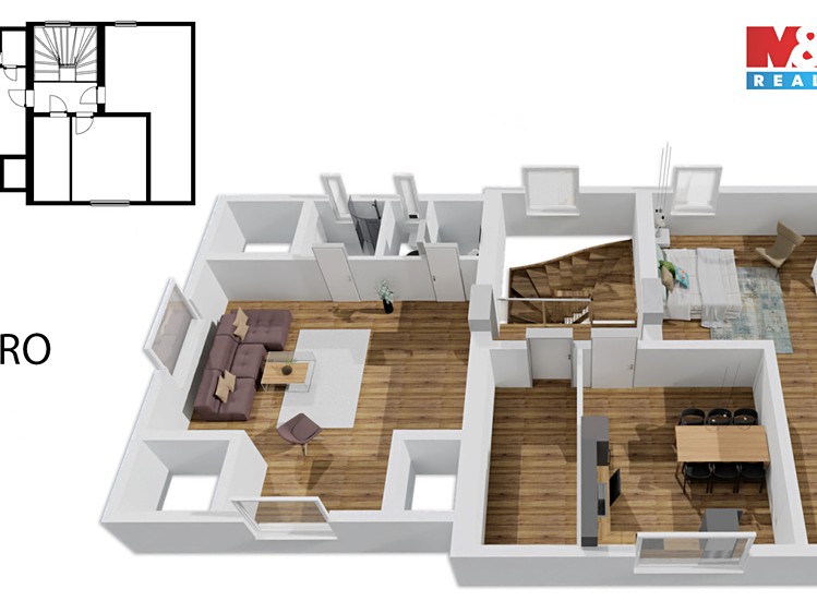Prodej rodinného domu 180 m², pozemek 2 215 m² - foto 6