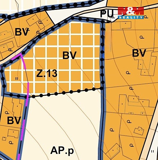 Prodej podílu 1/2  stavebního pozemku 1 179 m² - foto 3