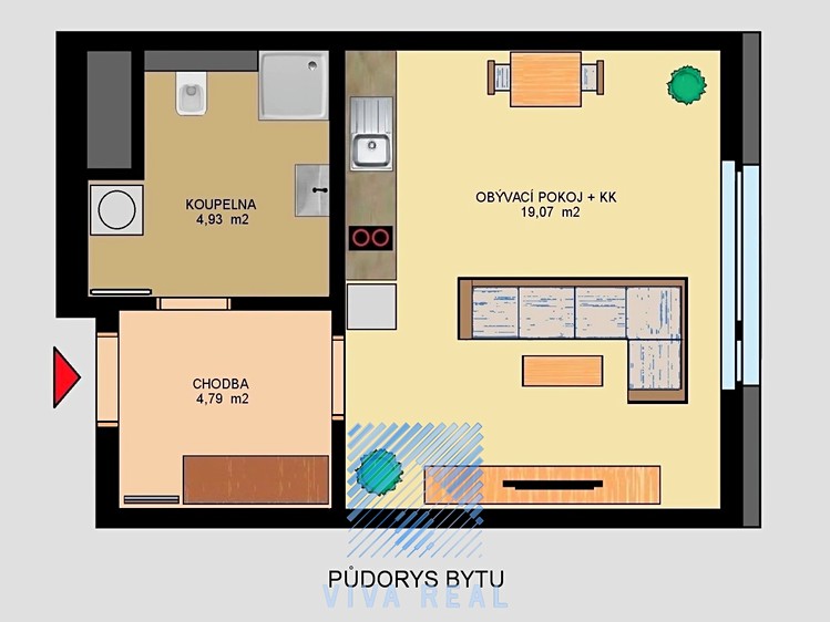Prodej bytu 1+kk 31 m² - foto 4