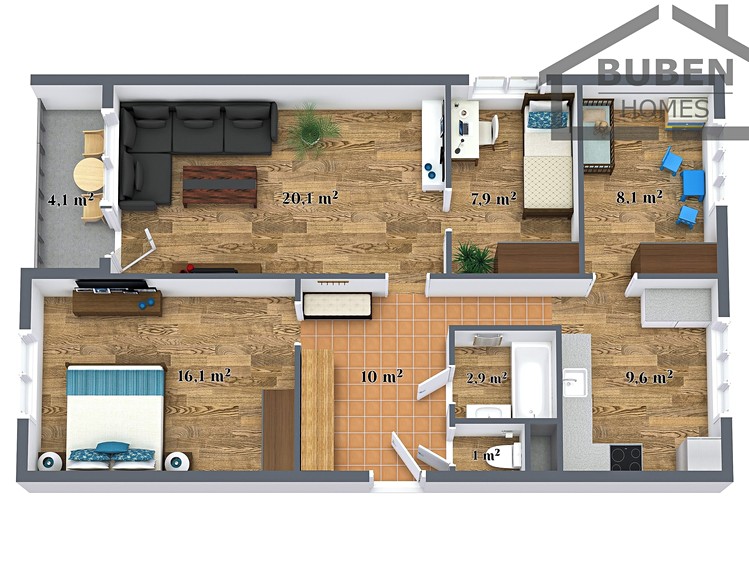 Prodej bytu 4+1 82 m² - foto 2