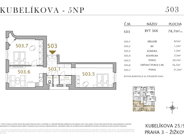 Prodej bytu 3+kk 79 m² - foto 4