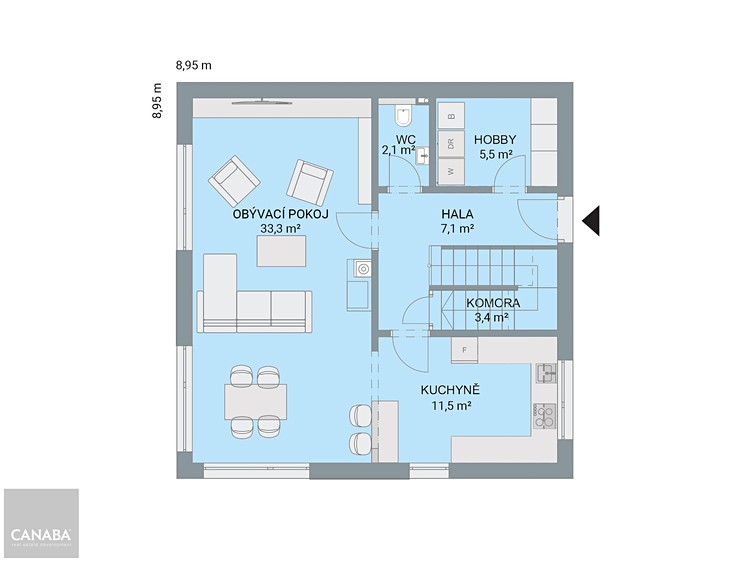 Prodej projektu na klíč 131 m², pozemek 484 m² - foto 5
