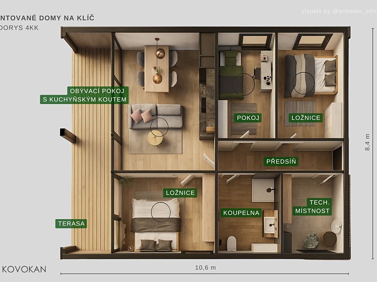 Prodej projektu na klíč 90 m², pozemek 620 m² - foto 8
