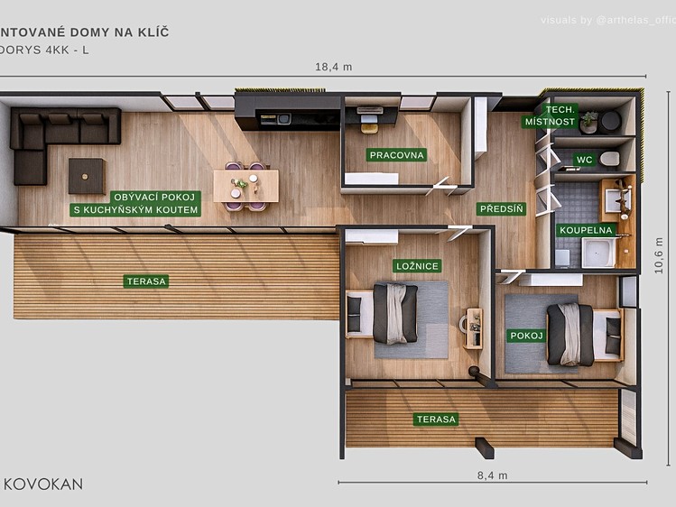 Prodej projektu na klíč 128 m², pozemek 681 m² - foto 6