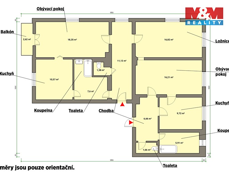 Prodej bytu atypické 102 m² - foto 4