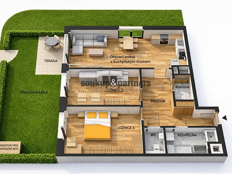 Prodej bytu 3+kk 76 m² - foto 3
