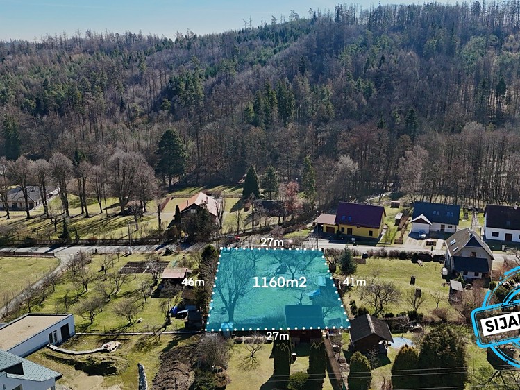 Prodej stavebního pozemku 1 160 m² - foto 6