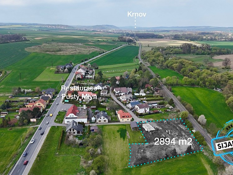 Prodej komerčního pozemku 2 834 m² - foto 1