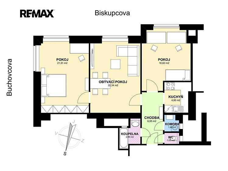 Prodej bytu 3+1 79 m² - foto 3