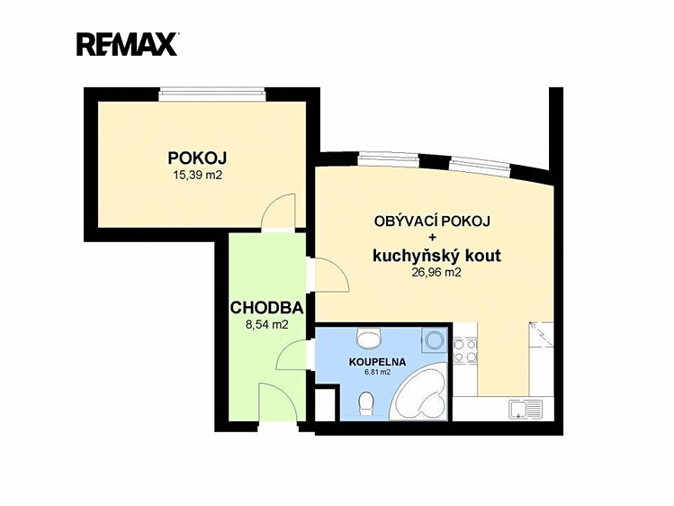 Pronájem bytu 2+kk 61 m² - foto 3