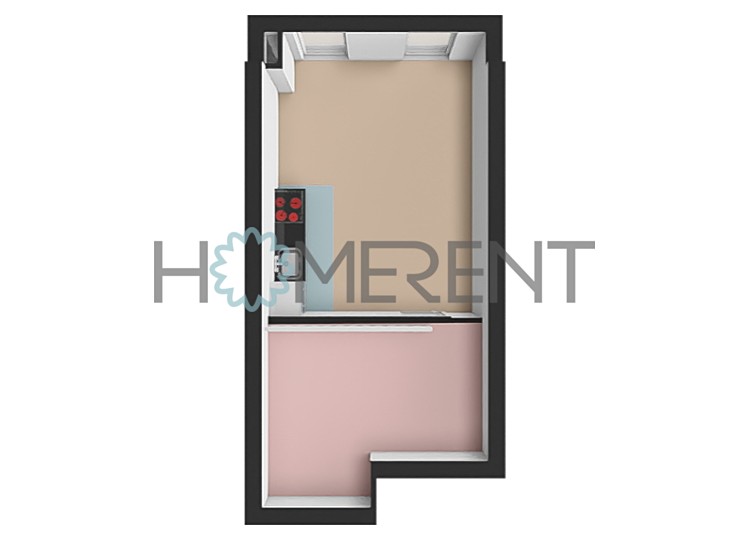 Pronájem bytu 1+kk 28 m² (Loft) - foto 3