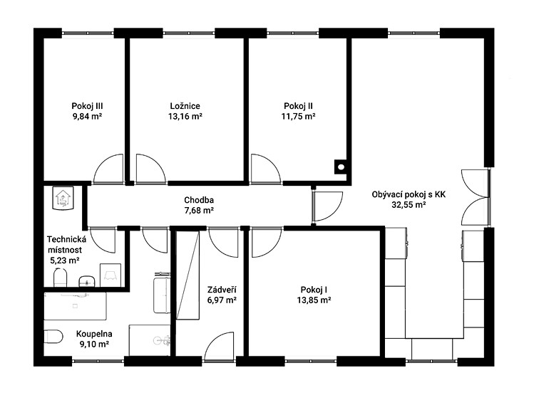 Prodej  rodinného domu 110 m², pozemek 607 m² - foto 3