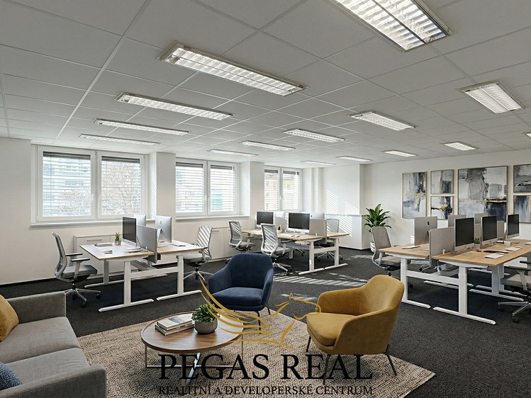 Pronájem kanceláře 177 m² - foto 1