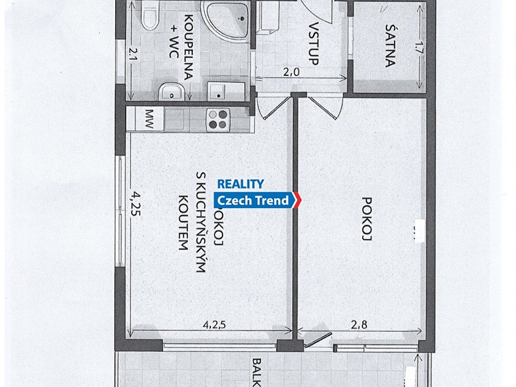 Prodej bytu 2+kk 62 m² (Jednopodlažní) - foto 3