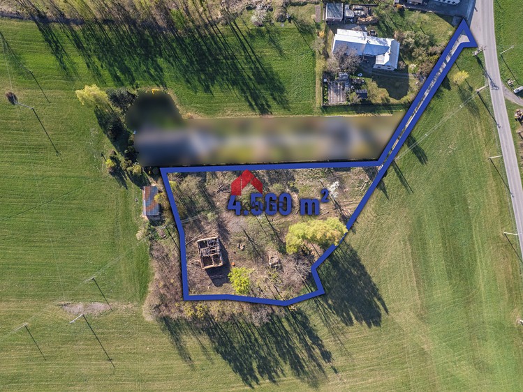 Prodej stavebního pozemku 4 560 m² - foto 3
