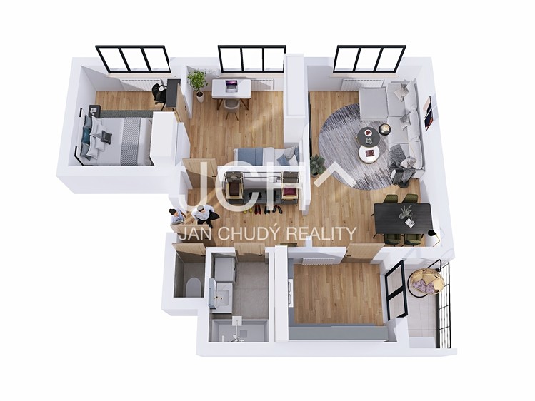 Prodej bytu 3+1 61 m² (Jednopodlažní) - foto 3