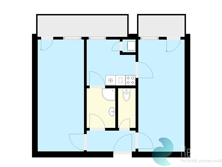 Prodej bytu 2+1 52 m² - foto 3