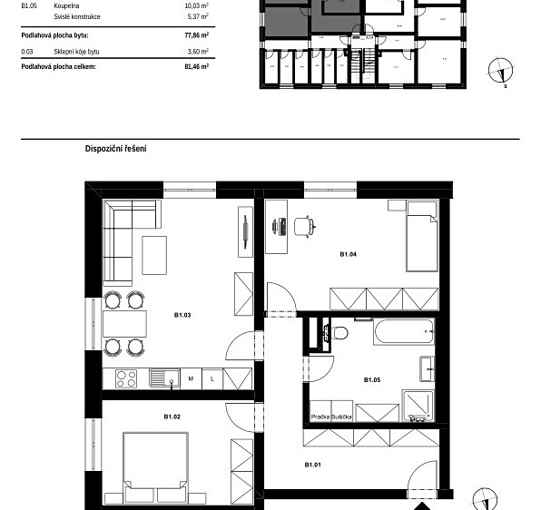 Prodej bytu 3+kk 81 m² - foto 5