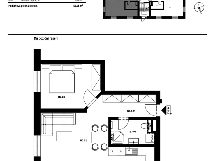 Prodej bytu 2+kk 56 m² - foto 4