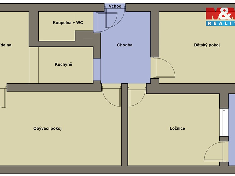 Prodej bytu 3+1 77 m² - foto 3