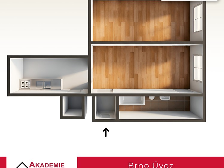 Prodej bytu 2+1 52 m² - foto 7
