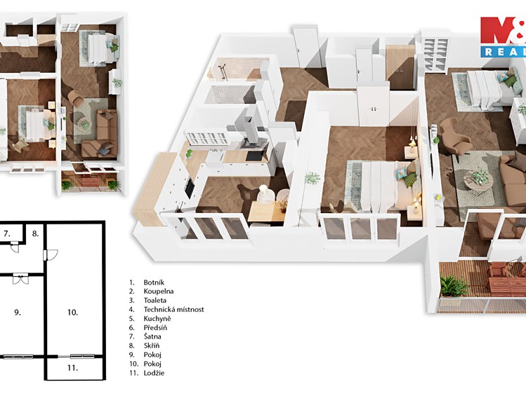 Prodej bytu 2+1 64 m² - foto 4