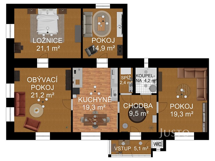 Prodej  rodinného domu 118 m², pozemek 3 966 m² - foto 3