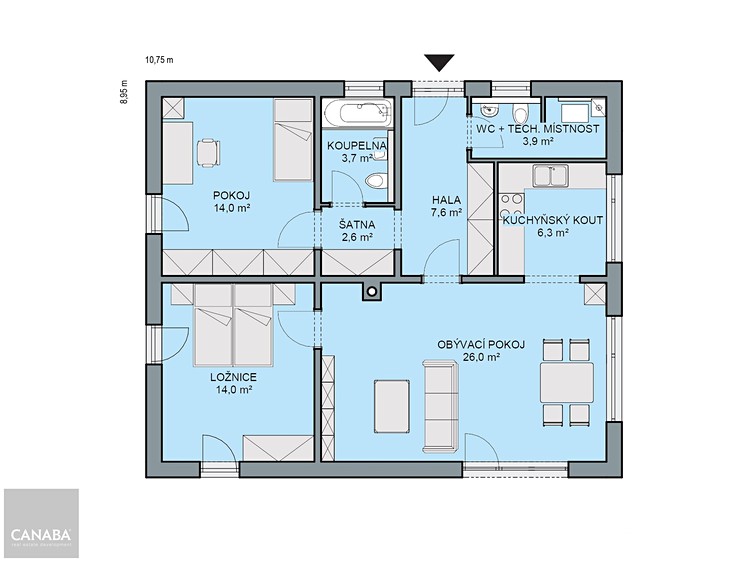 Prodej  projektu na klíč 78 m², pozemek 762 m² - foto 4