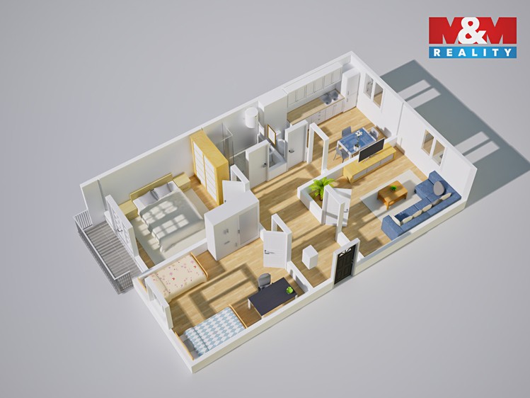 Prodej bytu 3+1 63 m² - foto 8