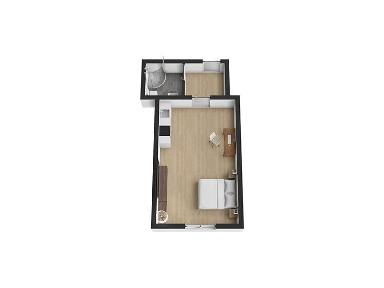 Pronájem bytu 1+kk 38 m² - foto 7