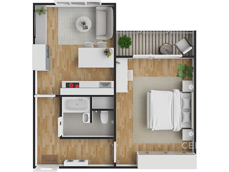 Prodej bytu 1+1 39 m² - foto 4