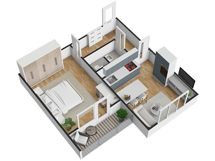 Prodej bytu 1+1 39 m² - foto 3