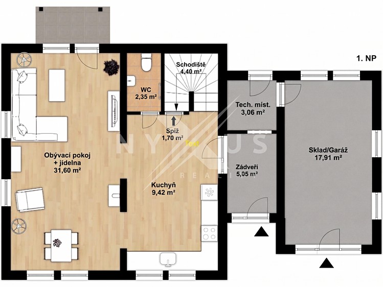 Prodej rodinného domu 144 m², pozemek 1 352 m² - foto 7