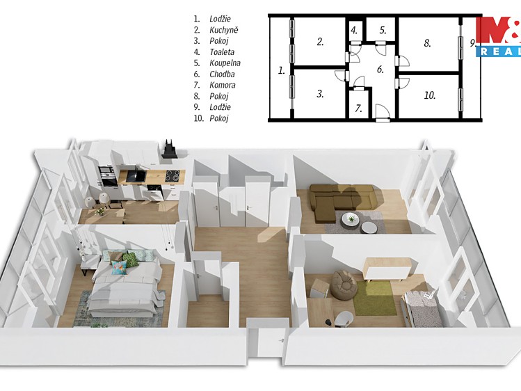 Prodej bytu 3+1 91 m² - foto 8