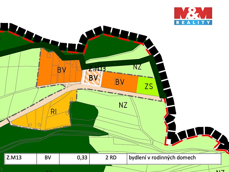 Prodej stavebního pozemku 1 956 m² - foto 5