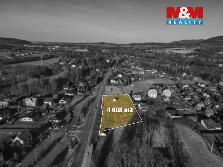 Prodej stavebního pozemku 4 608 m² - foto 5