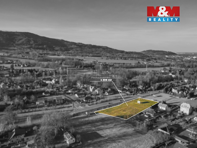 Prodej stavebního pozemku 4 608 m² - foto 8