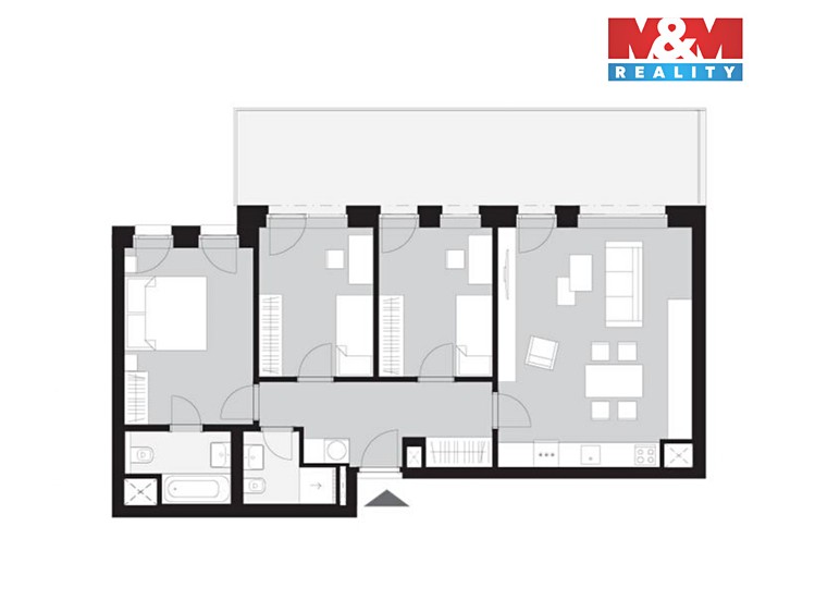 Prodej bytu 4+kk 87 m² - foto 5