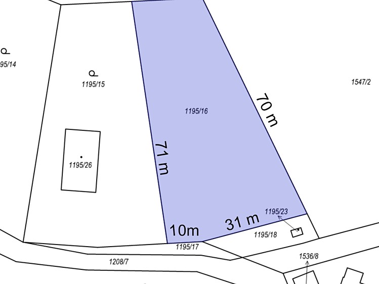 Prodej stavebního pozemku 2 172 m² - foto 3