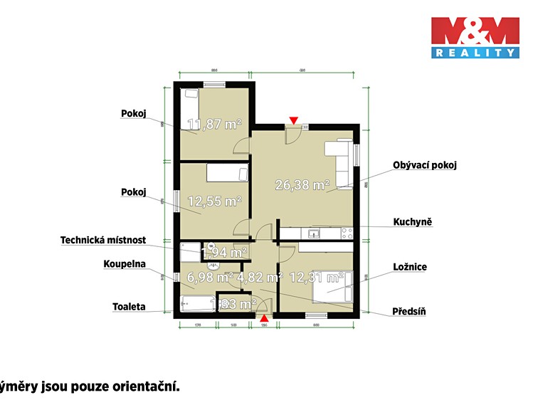 Prodej rodinného domu 94 m², pozemek 838 m² - foto 2