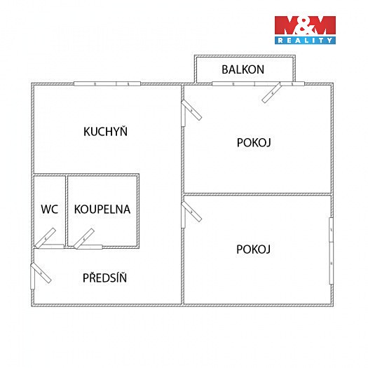 Prodej bytu 2+1 53 m² - foto 6