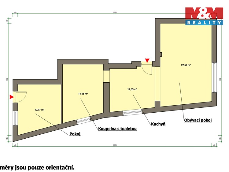 Prodej bytu 2+kk 65 m² - foto 3