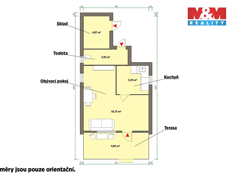 Prodej chaty 24 m², pozemek 310 m² - foto 7