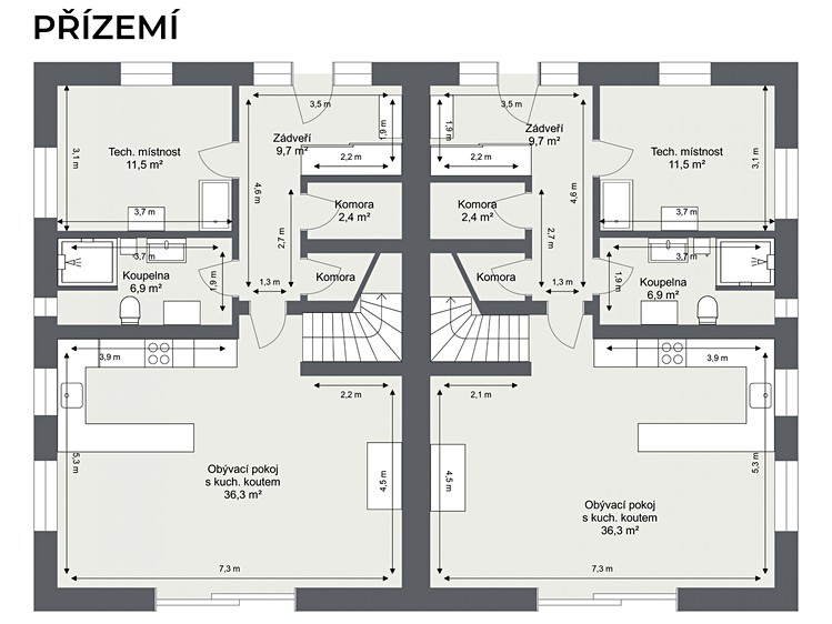 Pronájem  rodinného domu 268 m², pozemek 947 m² - foto 4