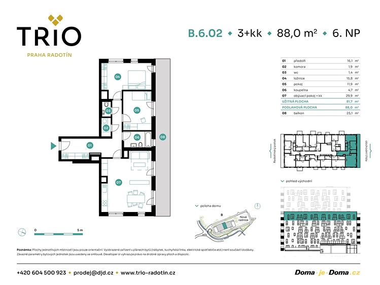 Prodej bytu 3+kk 88 m² - foto 2