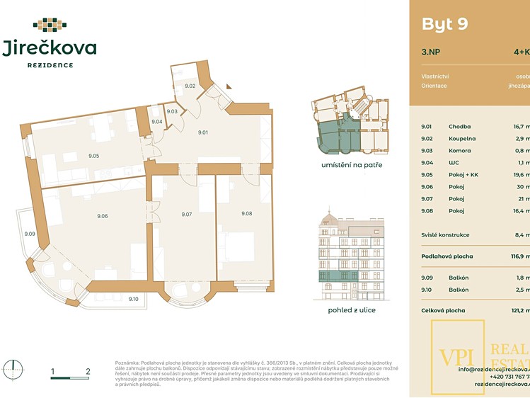 Prodej bytu 4+kk 121 m² - foto 2