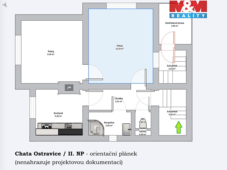 Prodej  chaty 127 m², pozemek 559 m² - foto 7