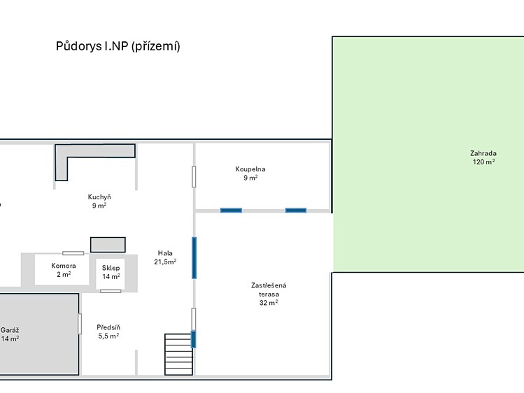 Prodej vícegeneračního domu 210 m², pozemek 298 m² - foto 5